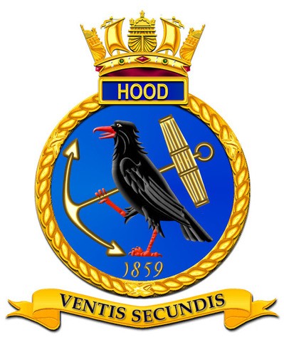 Hms hood badge large