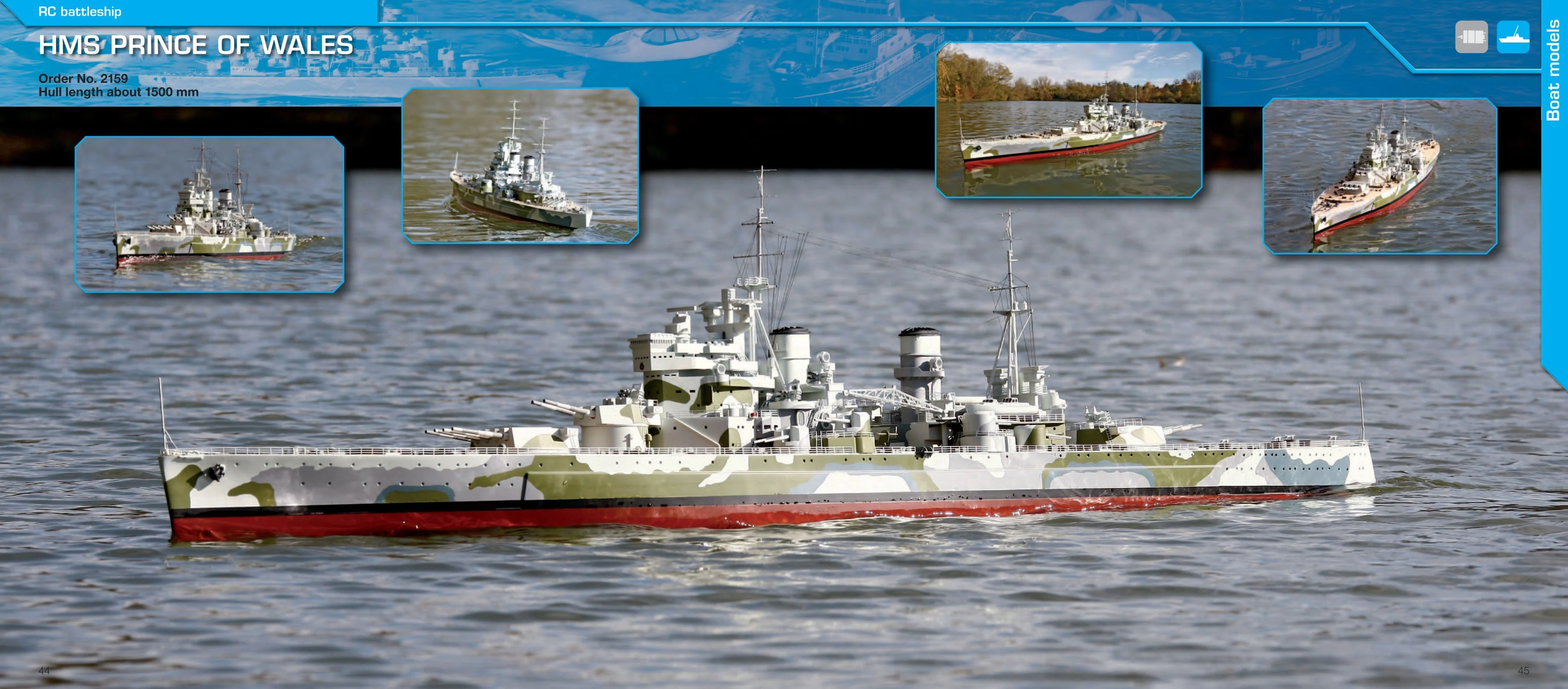 Maquette du PRINCE of WALES by Graupner